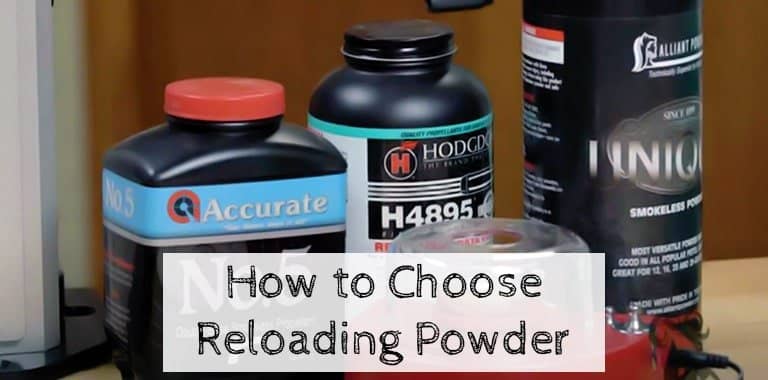 How to Choose Reloading Powder-FI